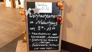 Weihnachtsmarkt im Naturhaus-Nördlingen