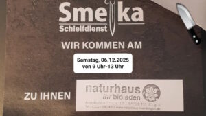 Messerschleifer 06.12. Naturhaus Noe